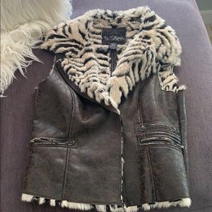 Vest cozy zebra vest